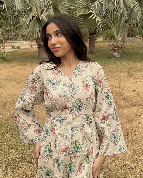 Petal Path Lawn Dress